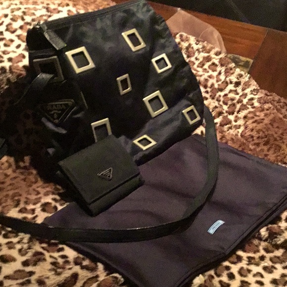 Vintage Prada Black Satin Art Deco Bag -100% Authentic & Great Condition! - Picture 2 of 14